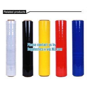 Pallet Stretch Wrap Cast LLDPE Shrink Film Wrap With Handle Plastic Cargo