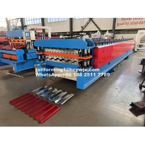 0.3-0.6mm 5.5KW Power Double Layer Roll Forming Machine