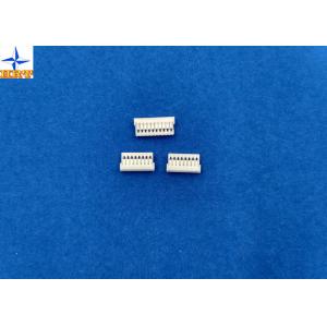 White Wire Board Connector Phosphor Bronze 1mm Without Mating Lock