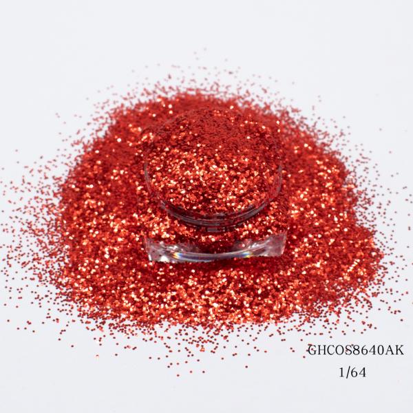 OEM Chameleon Pigmented Ultra Fine Cosmetic Glitter Red For Eyeshadow