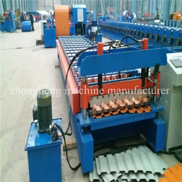 IBR Metal Step Tile / Roofing Sheet Roll Forming Machine Color Steel Sheet