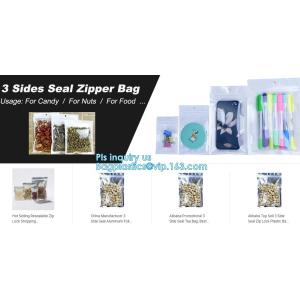 Biodegradable eco pacHigh Barrier Metallized zipper pouch bag for weed packaging