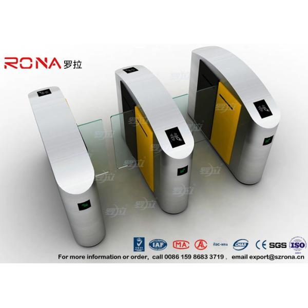 304 Stainless Steel Turnstile Barrier Gate Flap Barrier Gate Sliding Waist