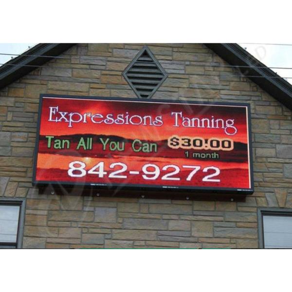 HD advertisement P8 SMD LED Screen Outdoor 160×160 module 7000cd / sqm p8 outdoor led display