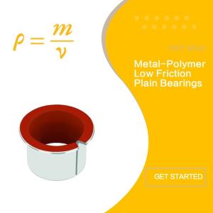 Metal - Polymer Low Friction Plain Cylindrical Bushes Compliant To RoHS