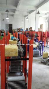 Auto Counting Rainbow Syrup Batch Ice Cream Making Machine With Hopper Agitator
