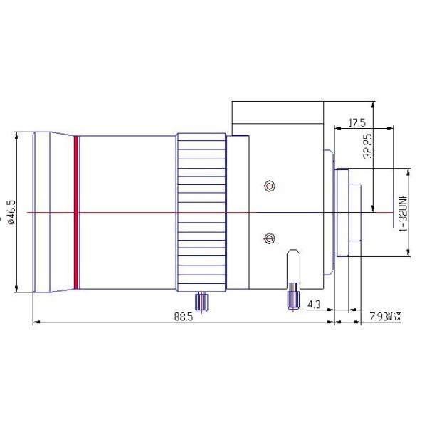 Quality 2/3" 15-50mm F1.6 8Megapixel DC Auto IRIS Manual Zoom IR C Mount Vari-focal Lens wholesale
