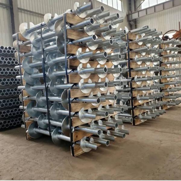Screw Piles For Farm Fence Base Supports Ground Mounted
