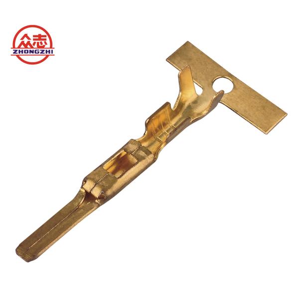 Quality Horizontal Automotive Electrical Crimp Connectors / Car Wiring Terminals wholesale