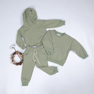 3D Embroidery pullover fleece sweatshirt