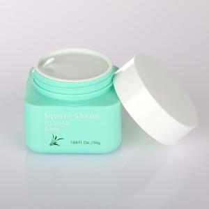Elegant Green Cosmetic Packaging Sets 50g 80g 100ml 160ml Simple Style