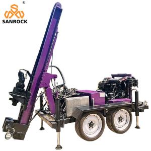 Fast Drilling Speed Portable Water Well Drilling Machine with Diesel Engine and