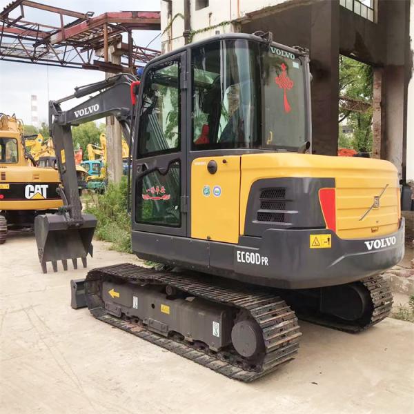 Active Volvo EC60 Excavator at from Korea Original Design with 0.23m3 Bucket Capacity