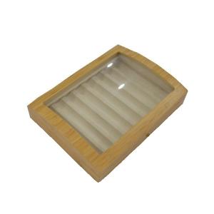 Custom Glossy Wood Pen Box Lacquer Durable Wooden Pen Case With Carved Logo