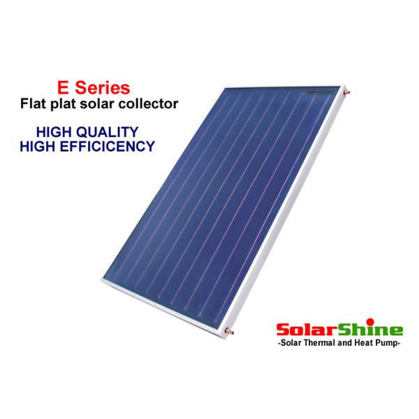 Quality Solar Power Flat Plate Solar Collector 1m X 2m High Density Polyurethane Insulation wholesale
