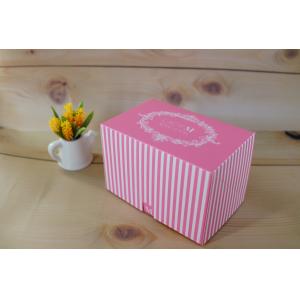 Promotion Paper Birthday Cake Box Multi Function Customized Logo Flat Transporta