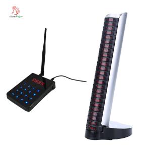 Cheap New arrival high quality battery protect tech wireless coaster pager system 1 keypad with 25 pagers for sale