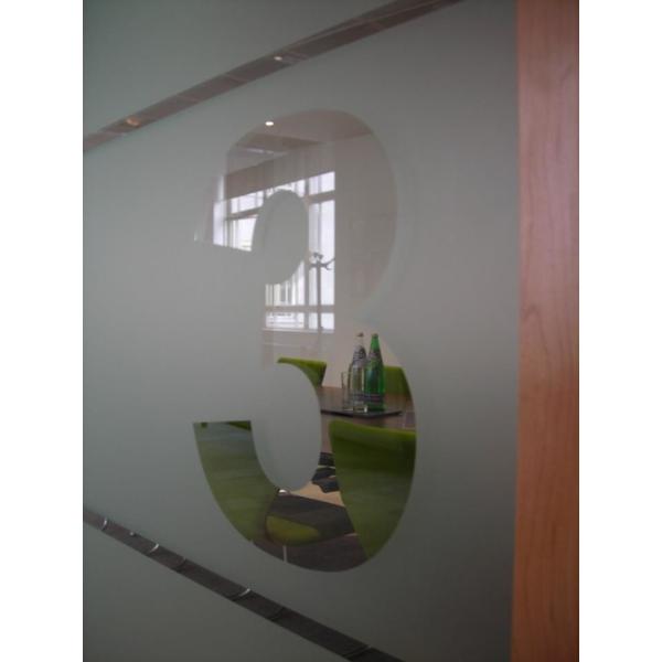 Quality Matt White Stained Privacy Window Film Frosted Window Stickers wholesale