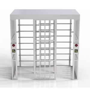 Security Stainless Steel Full Height Turnstile RS232 Interface 70W Power