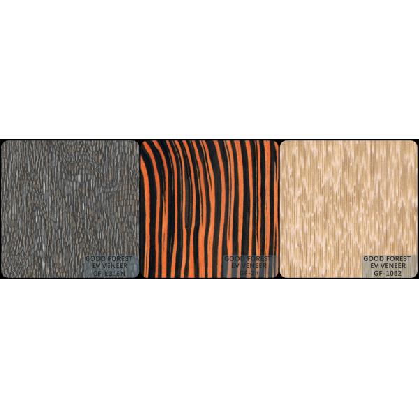 Engineered Custom Wood Veneer Panels Irregular Texture For Decoration ISO