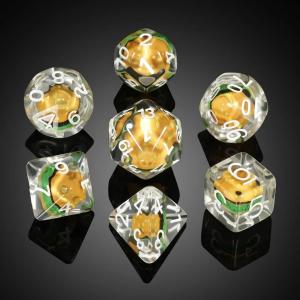 Custom Polyhedral DND Dice Set Hamburger Gaming For RPG Role Playing Table Games