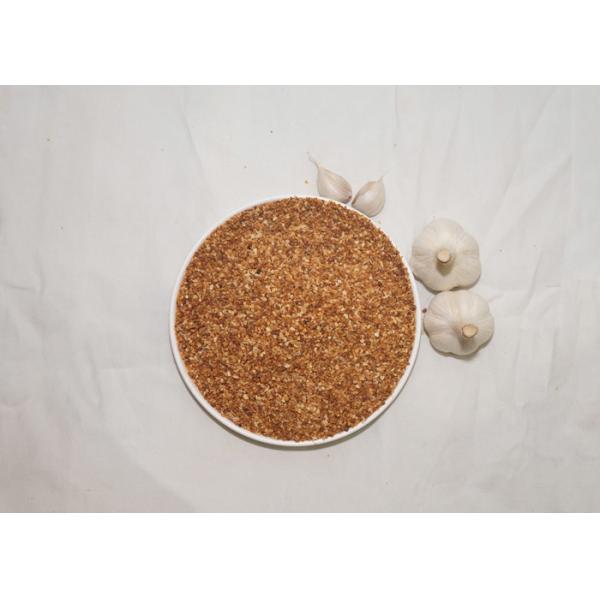 Quality Fried Oiled Dehydrated Dried Food 2 Years Shelf Life Roasted Bulk Garlic Granules wholesale