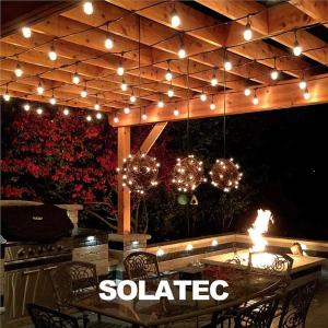 8.5M 15 LED Solar Edison Bulb String Lights