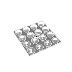 Tunnel Lamp Multipurpose Wide Angle LED Lens , SMD3030 Square Light Lens