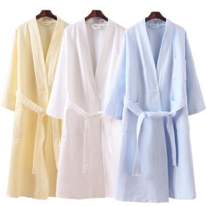 Hotel Pure Cotton Absorbent Spring and Autumn Pajamas for Men Soft Comfortable