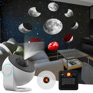 Portable Solar System Planetarium Projector , Rotating Nebula Night Light