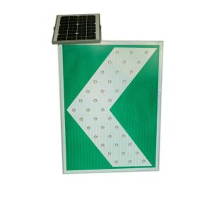Cheap Green Ddurable IP65 Waterproof Solar Chevron Sign With CE Approval for sale