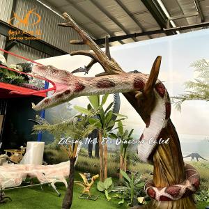 Weather Resistant Lifelike Robotic Animatronic Snake Customized Size For Zoo