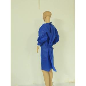 Cheap Eco Friendly PP Isolation Gown , Disposable Patient Gowns Size Optional for sale