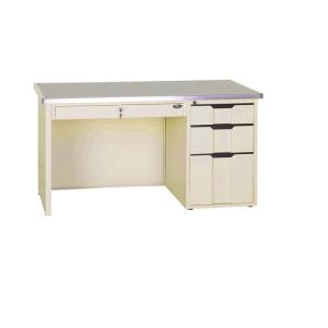 Metal Top Office Steel Executive Desk Table With Three Drawers