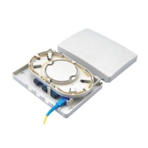 Indoor Fiber Optic Termination Box 4 Out Ports Ftth Termination Box With SC/UPC