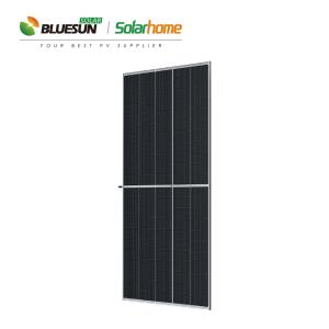 Bluesun Bifacial Half Cells 210mm Panel Solar 545w 550w 555w Panel Solar Panels