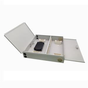 12 / 24 Cores LC / SC / ST / FC Connectors Optical Fiber Patch Panel Indoor Wall