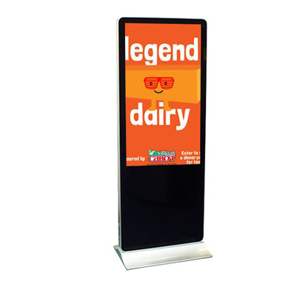 Quality 55" Touch Screen Back-to-Back Digital Poster Kiosk With 10pt IR Touch Screen Panel wholesale