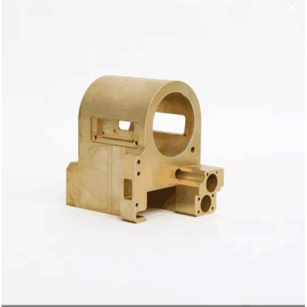 Quality Brass Spare Lighting Parts Custom Machining Services Irregular Industrial Components wholesale