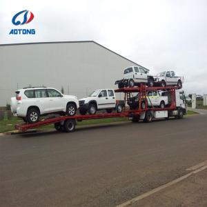 Double Deck Car Carrier Semi Trailer 14m x 2.5m with 12R22.5 Tyres