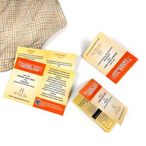 Customized Thank You Card for Supporting My Small Business UV and Offset