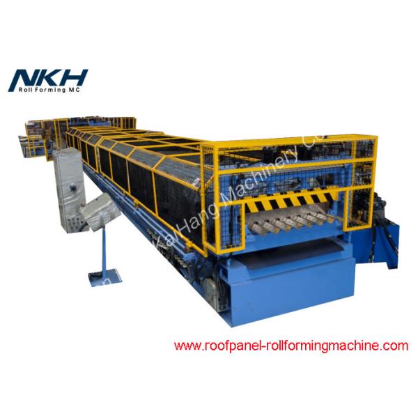 High Performance Automatic Roll Forming Machine / Steel Roof Roll Forming