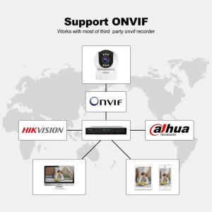 Hot selling Wifi PTZ Camera 360 Degree Panoramic 4MP 5X Wireless Infrared Smart