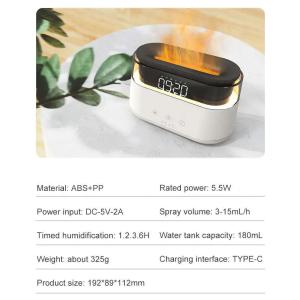 Smart Flame Effect Diffuser Humidifier Quiet Multifunctional Aroma Diffuser