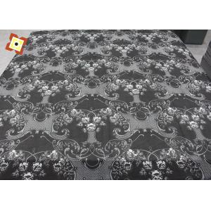 150GSM Polyester Pongee Fabric Tie Dyed Printed Matt Warp Knitted Customized