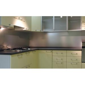 China Solid Backsplash Tempered Glass Panel Easily Clean The Stains on sale