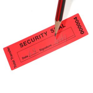 Self Seal Custom Void Tamper Proof Label Warranty Security