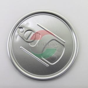 China Recyclable 99mm 401# Aluminum Foil Lids / Dry Powder Full Easy Open Ends on sale