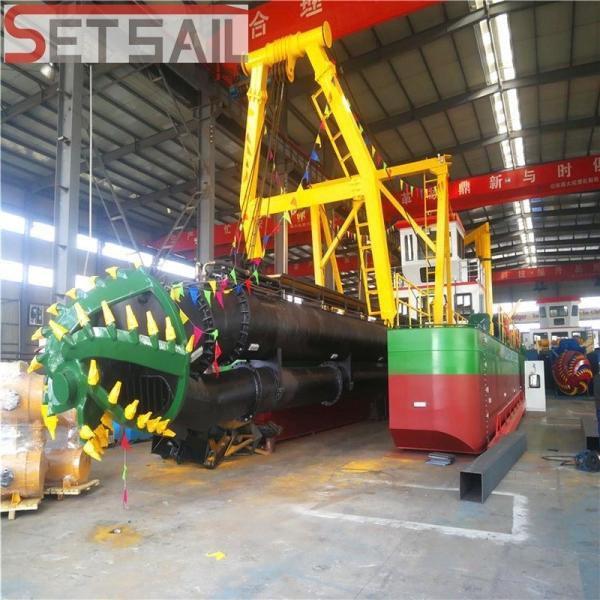 High Capacity 38m Cutter Suction Dredger for 2 Kilometer Maximum Discharge
