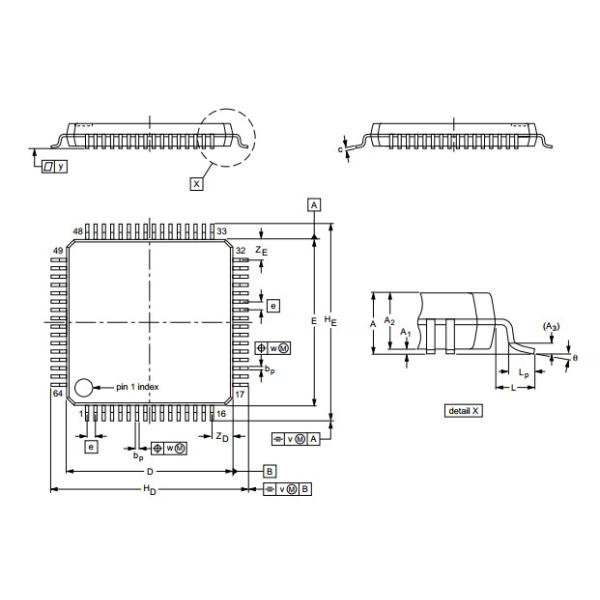 Single-chip 16/32-bit microcontrollers; 32/64/512 kB ISP/IAP Flash LPC2136FBD64